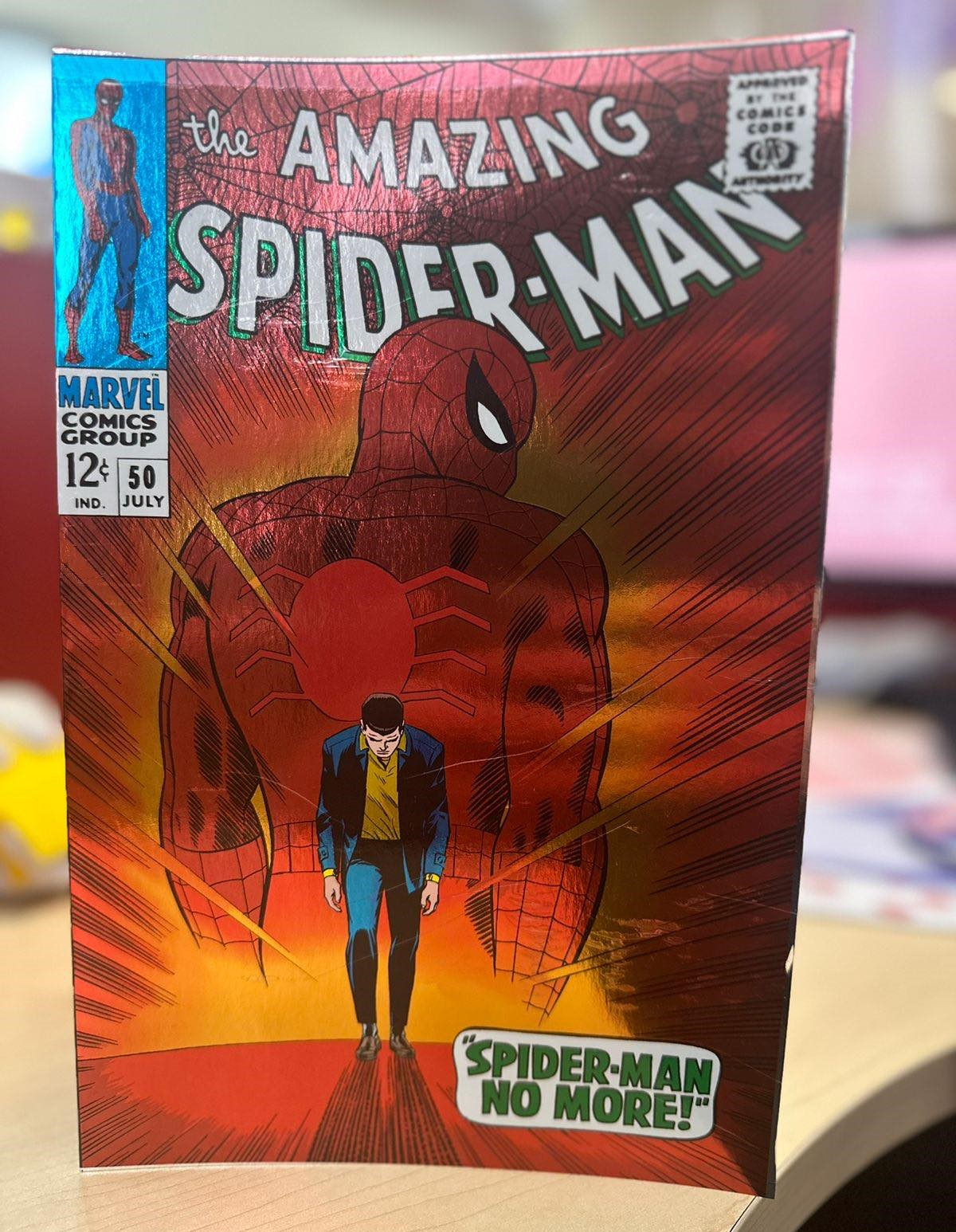 Amazing Spider-Man #50 Mexican Foil Exclusive By John Romita Sr. (FREE SHIPPING)