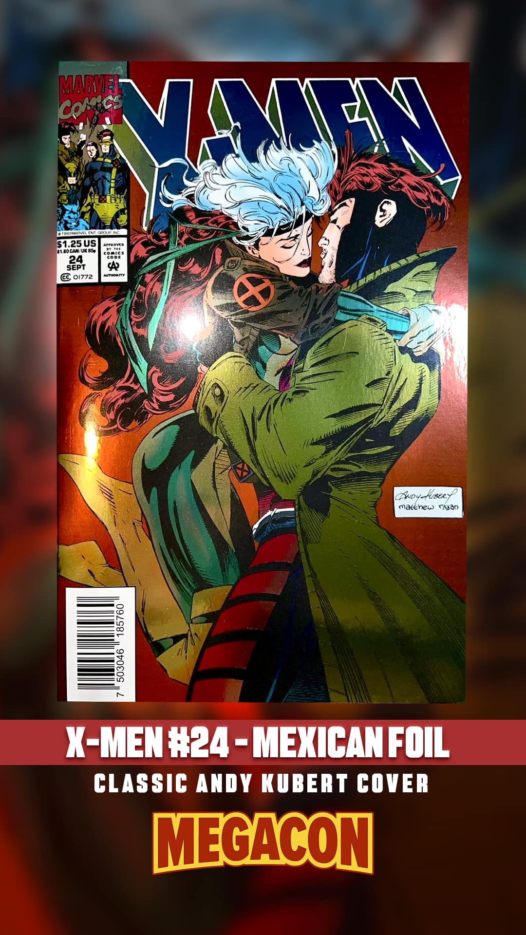X-Men #24 Megacon Mexican Foil Exclusive by Andy Kubert (Free Domestic Shipping)