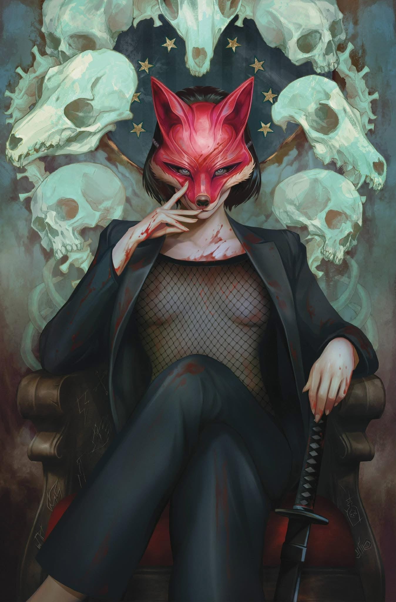 Exquisite Corpses #4 Trinity Blue Foil Exclusive by Muju Monster