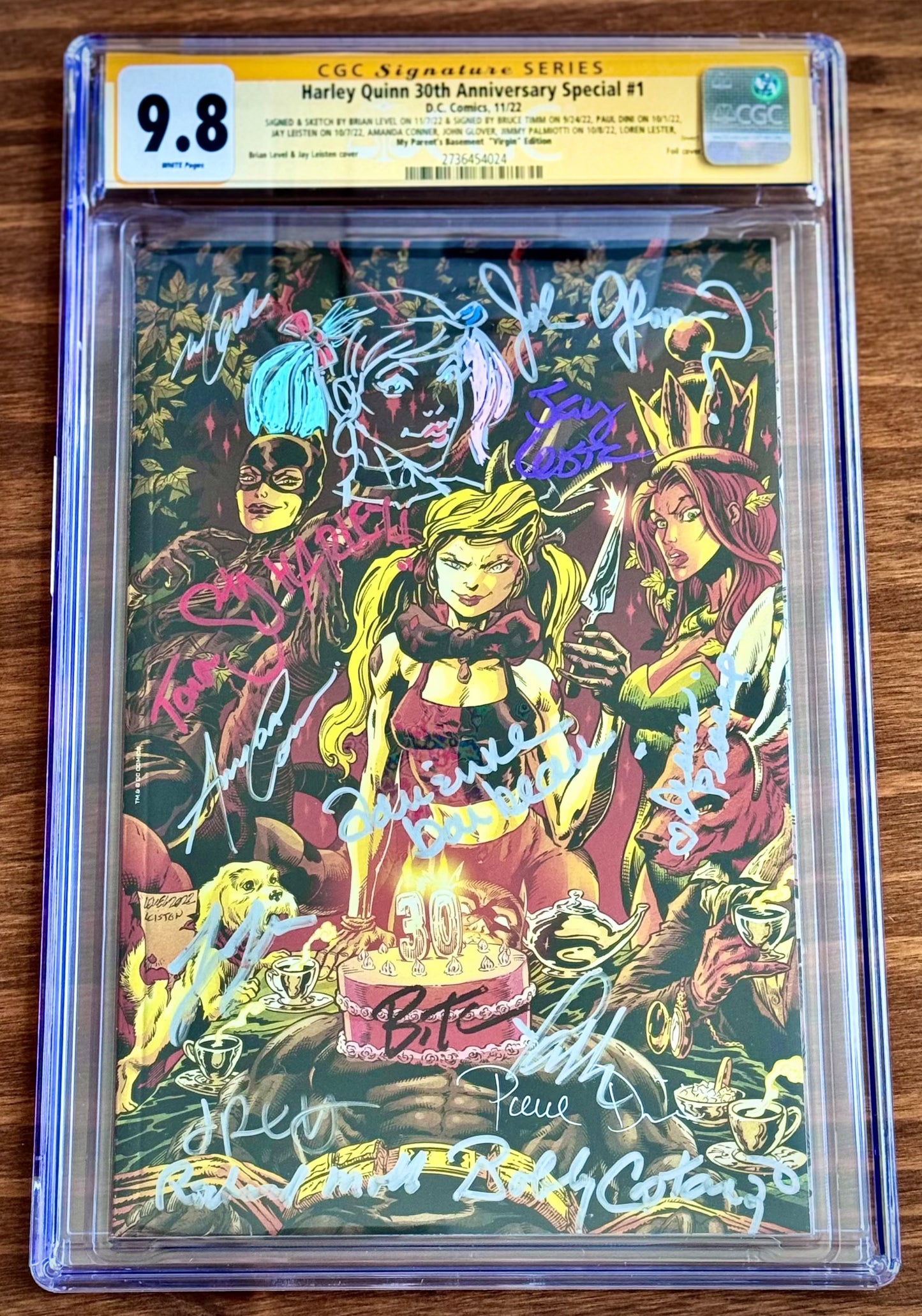 Harley Quinn 30th Anniversary Special #1 Paul Dini Exclusive DINI SIGNED CGC SS