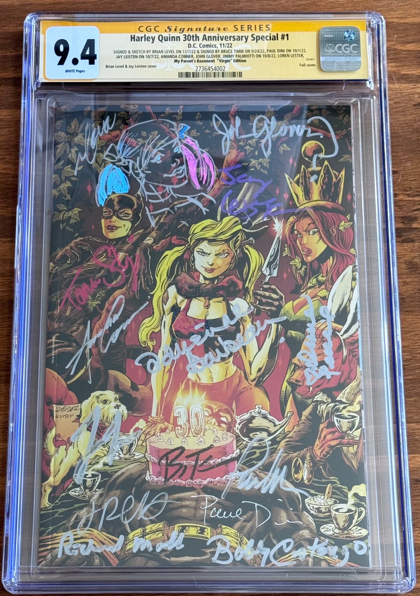 Harley Quinn 30th Anniversary Special #1 Paul Dini Exclusive DINI SIGNED CGC SS