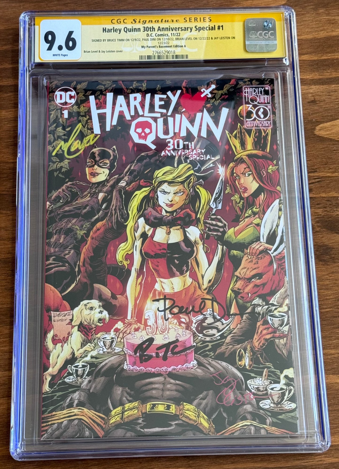 Harley Quinn 30th Anniversary Special #1 Paul Dini Exclusive DINI SIGNED CGC SS