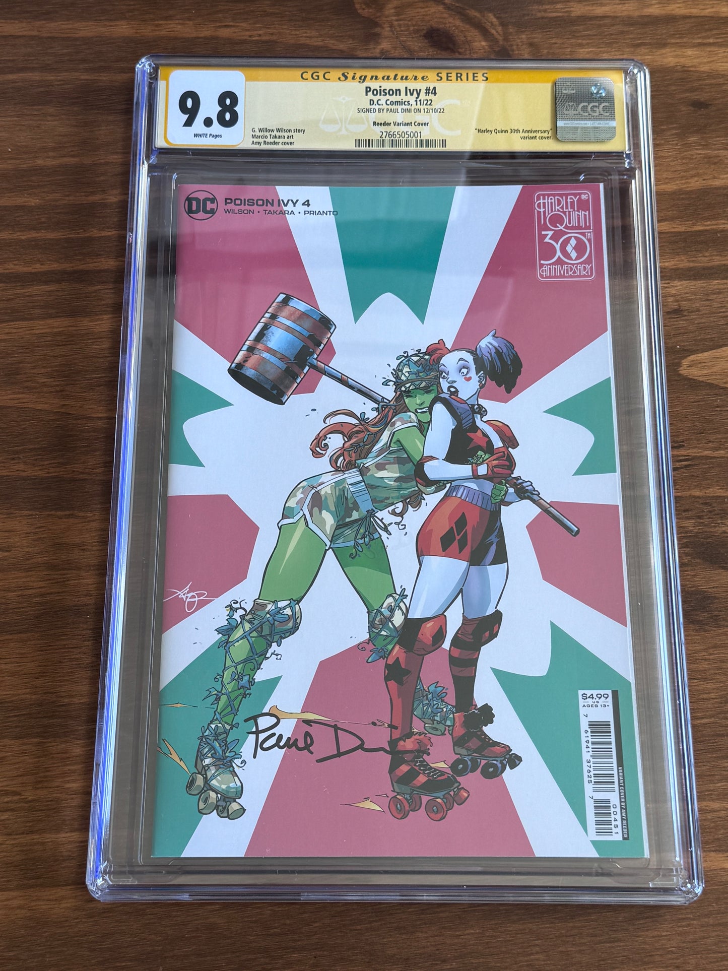 Harley Quinn 30th Anniversary Books- Paul Dini SIGNED CGC SS