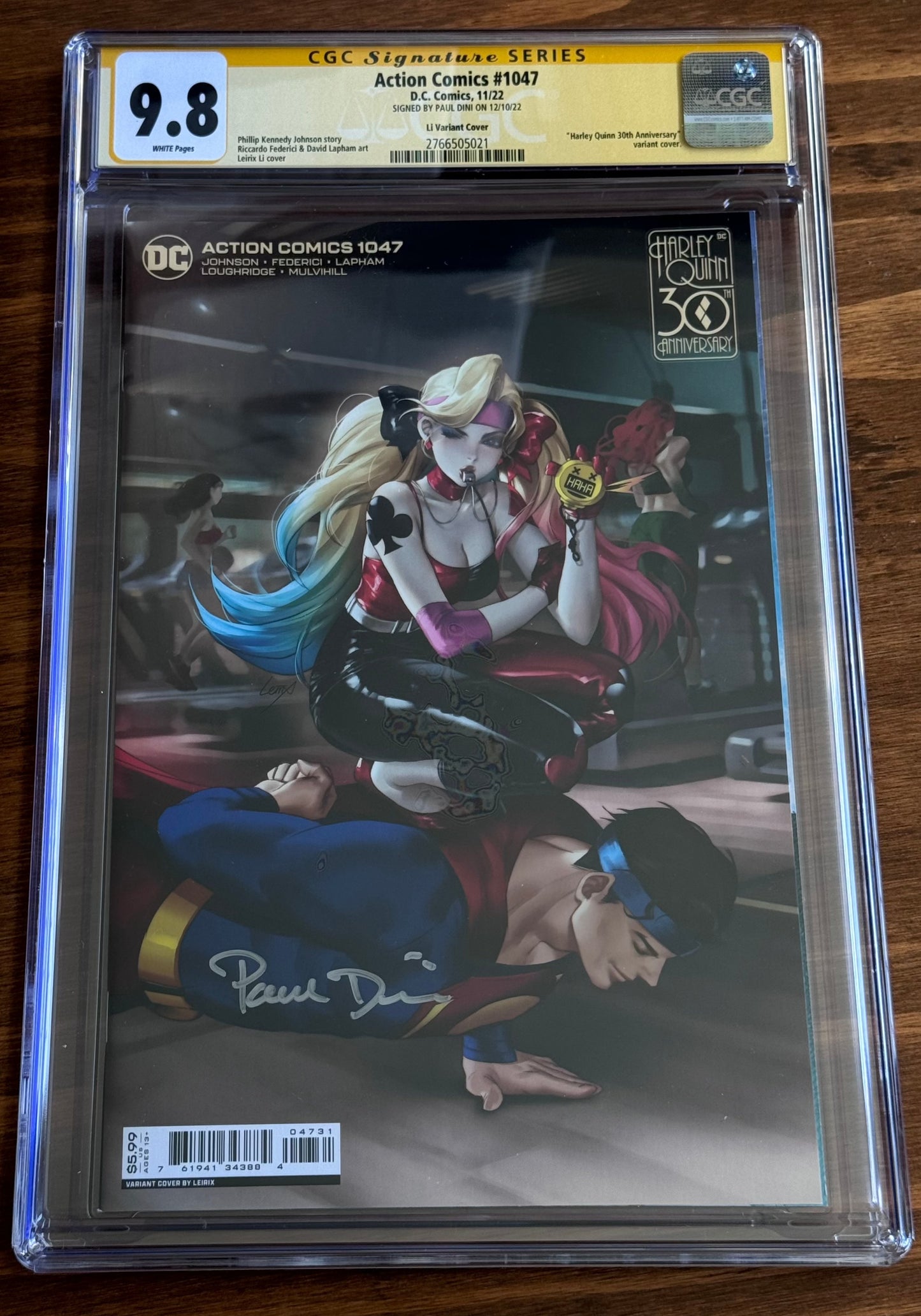 Harley Quinn 30th Anniversary Books- Paul Dini SIGNED CGC SS