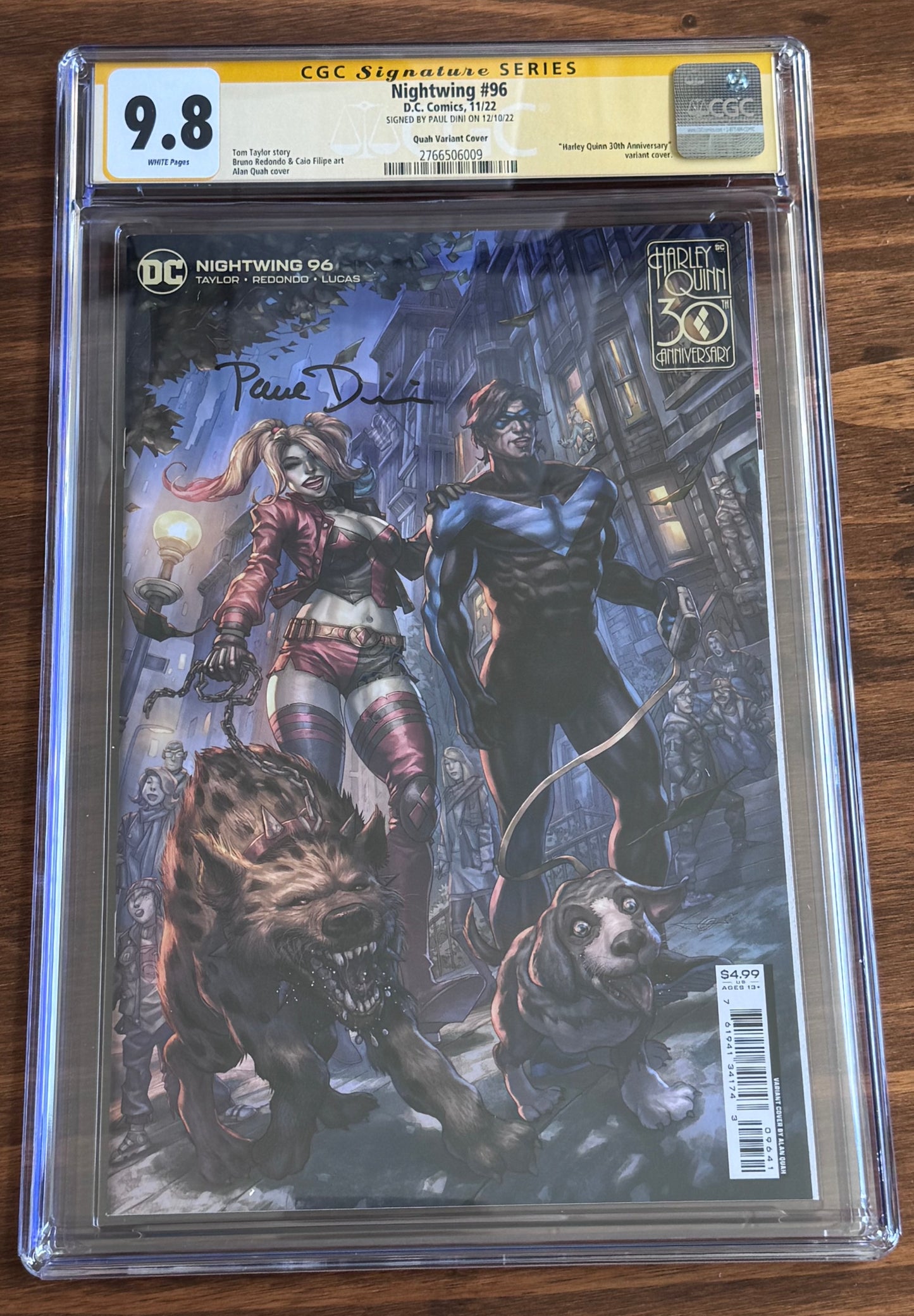 Harley Quinn 30th Anniversary Books- Paul Dini SIGNED CGC SS