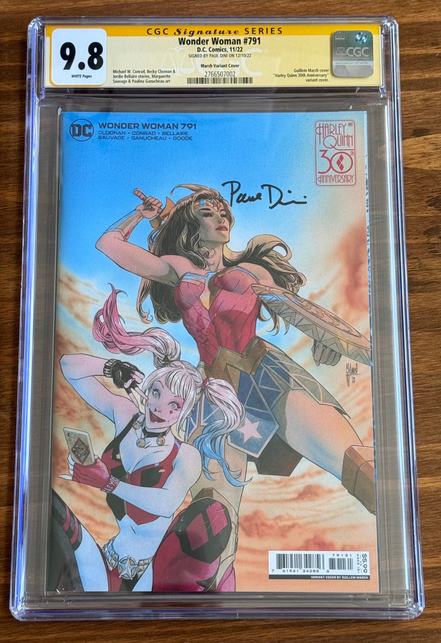 Harley Quinn 30th Anniversary Books- Paul Dini SIGNED CGC SS