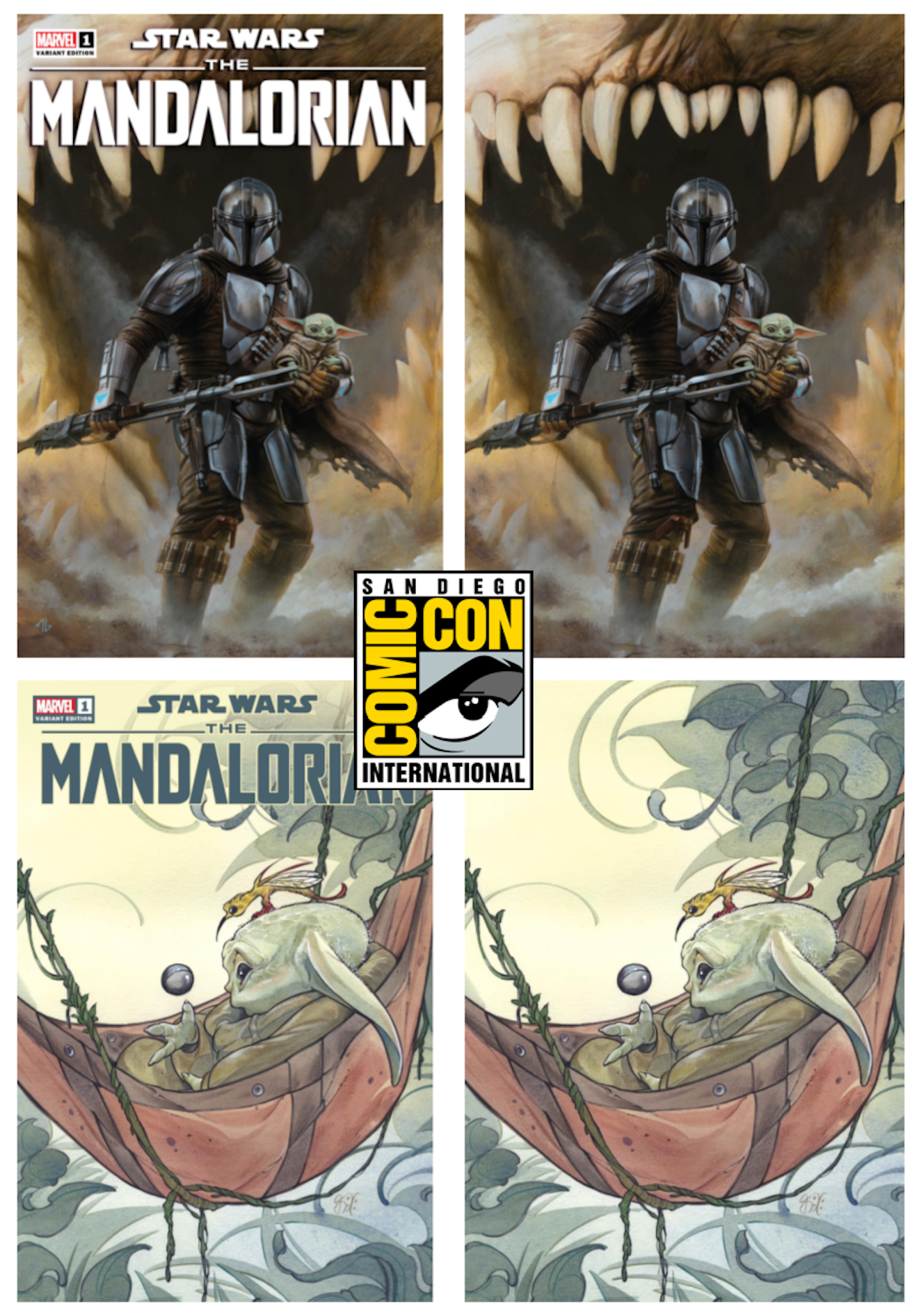 Mandalorian S2 #1 SDCC 23' Trinity Exclusive Set of 4 Granov Momoko