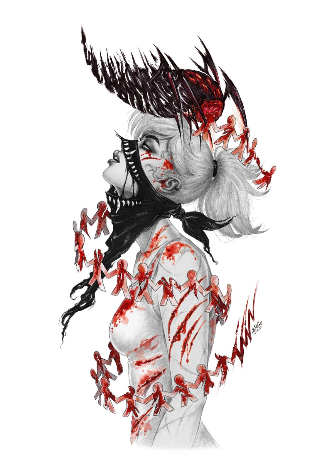 Something is Killing the Children #1 Pen & Ink Trinity Comics Exclusive by Zoe Lacchei