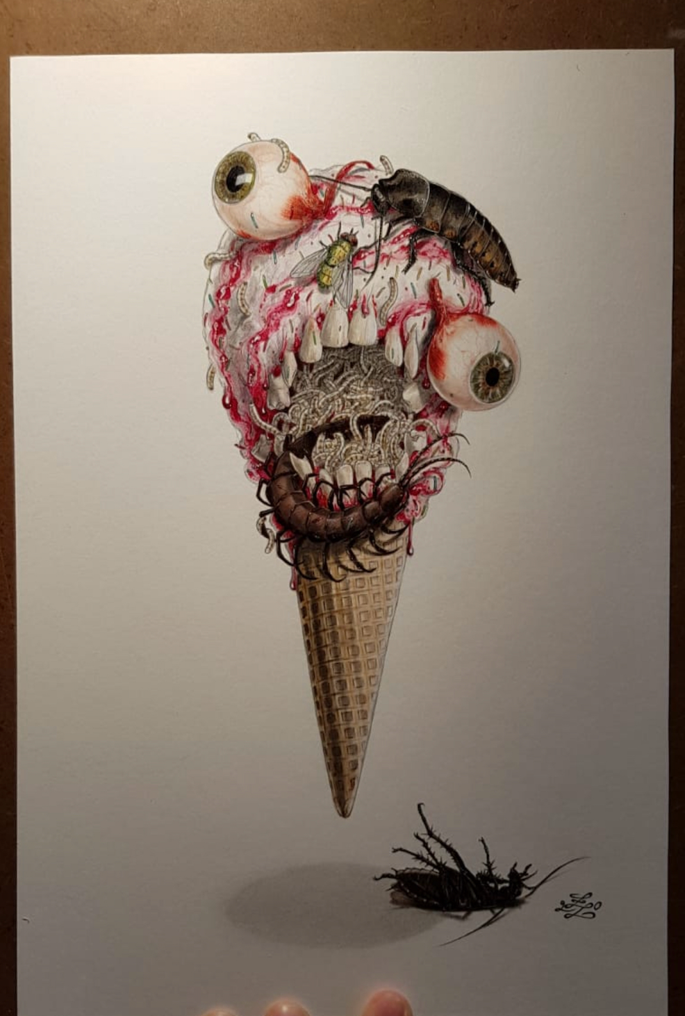 ICE CREAM MAN #23 ORIGINAL ART BY ZOE LACCHEI