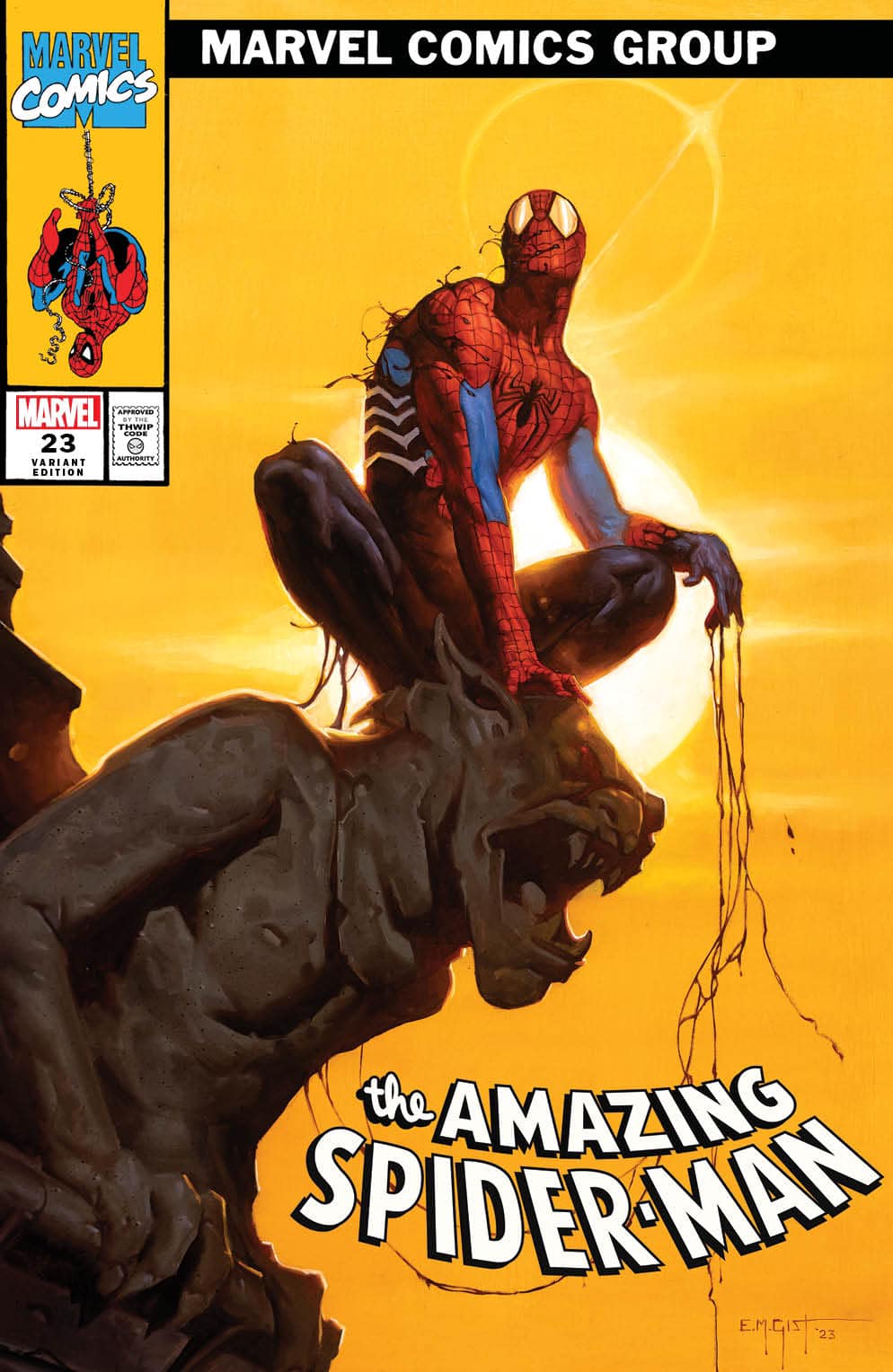 Amazing Spider-Man #23 Trinity Vegas Con Exclusive by E.M Gist