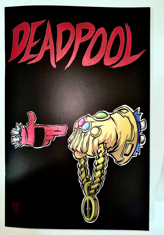 Deadpool Run the Jewels Mexican Foil Exclusive by Skottie Young