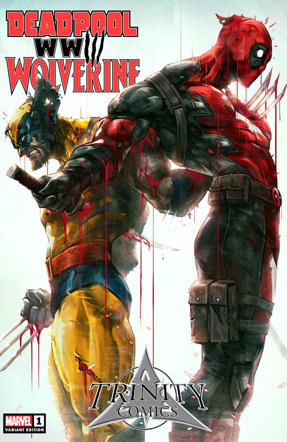 Deadpool & Wolverine WWIII #1 Trinity Comics Exclusive by Ivan Tao