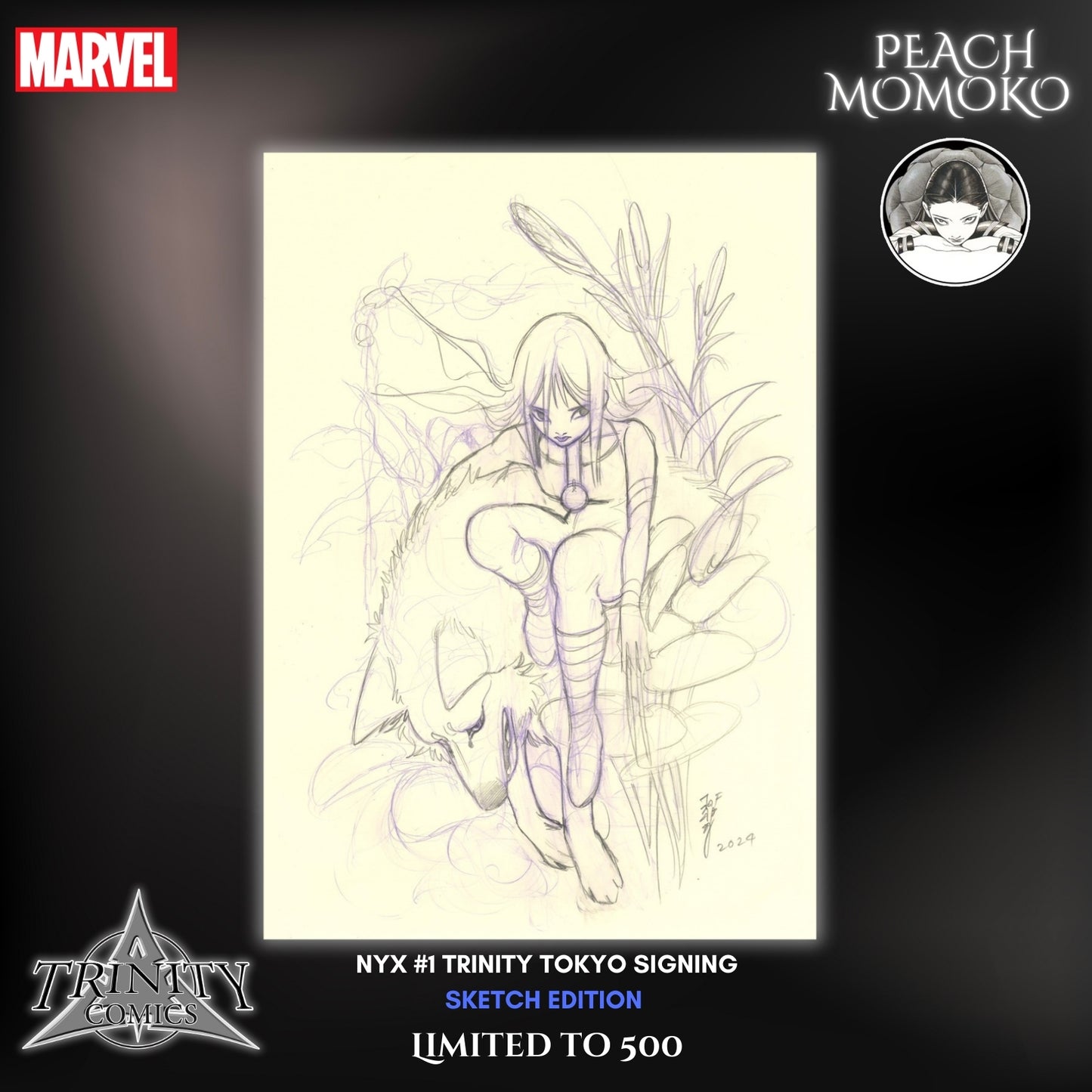 NYX #1 Trinity Tokyo Sketch Edition Exclusive by Peach Momoko