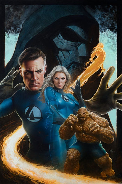 The Fantastic 4 #1  Trinity SDCC Set of 2 by Adi Granov