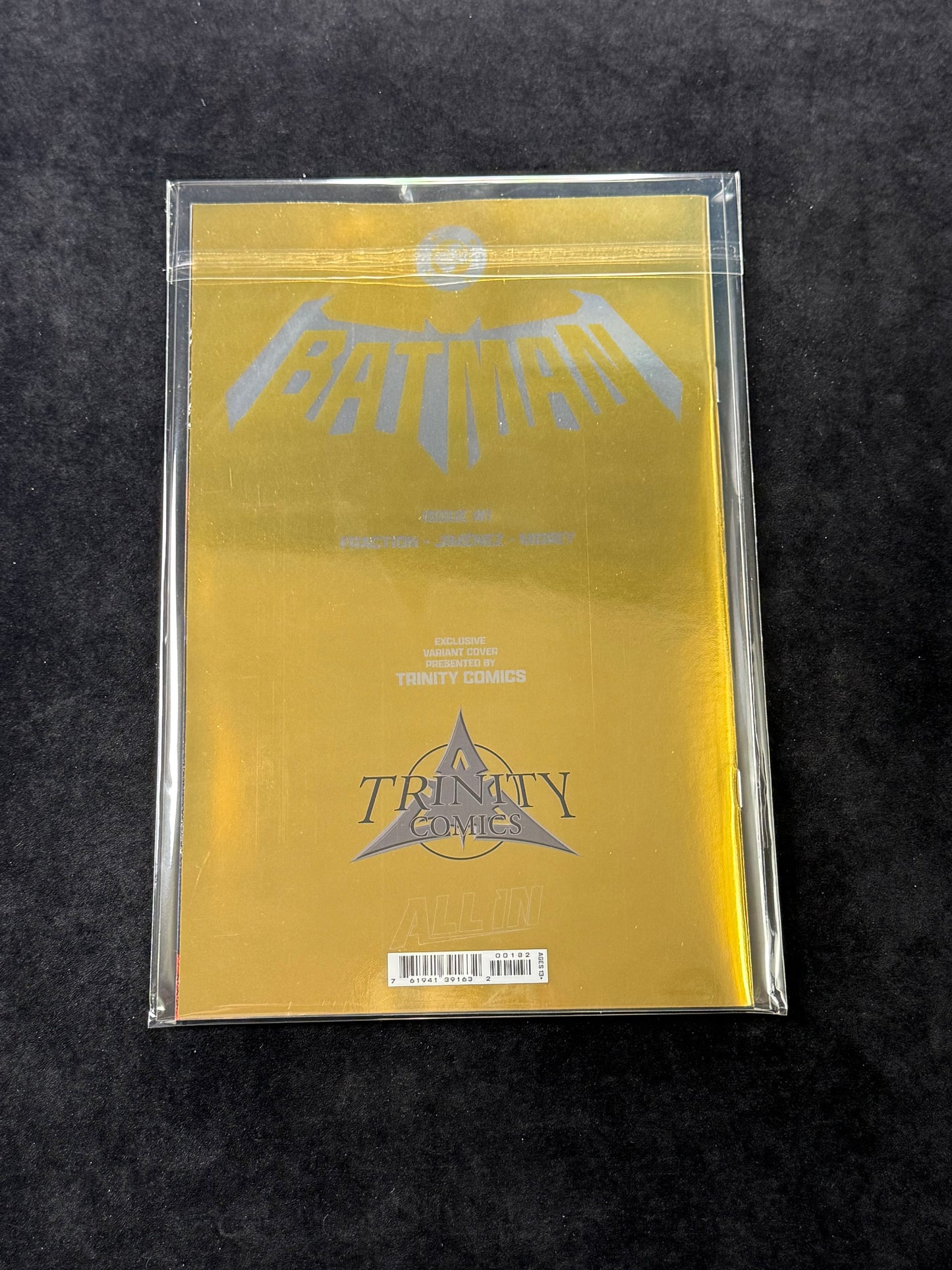 Batman #1 Trinity Exclusive Gold Foil Glow in the Dark Exclusive