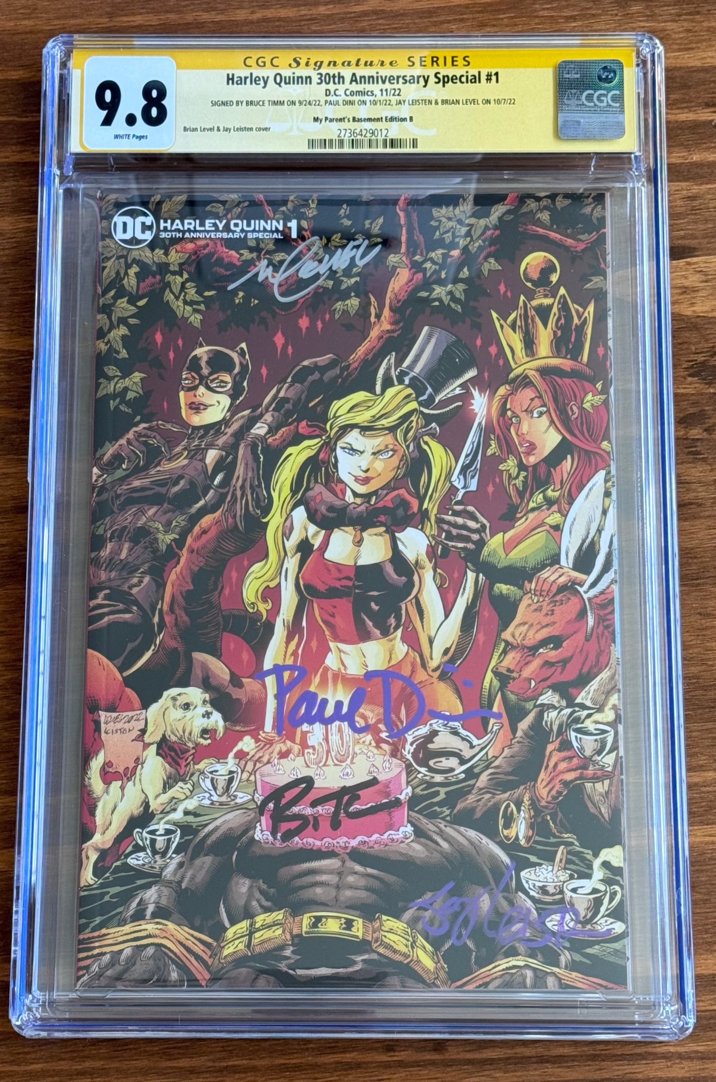 Harley Quinn 30th Anniversary Special #1 Paul Dini Exclusive DINI SIGNED CGC SS