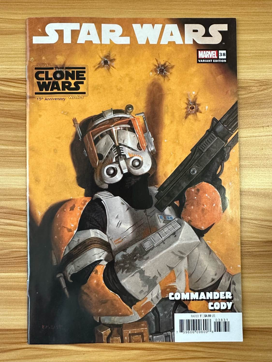 Star Wars #38 Clone Wars 15th Anniversary Signed by E.M Gist