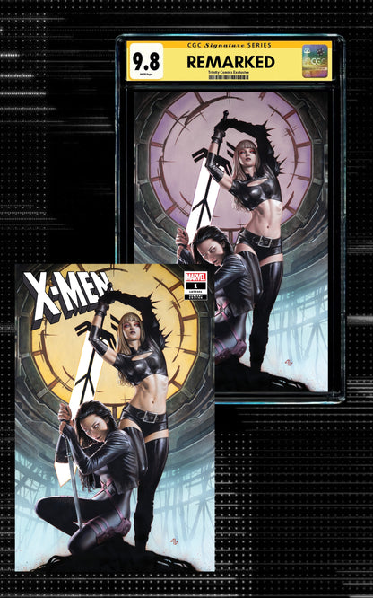 X-Men #1 Trinity SDCC 2024 Exclusive Radiant Yellow/Nightshade Set of 2 by Adi Granov