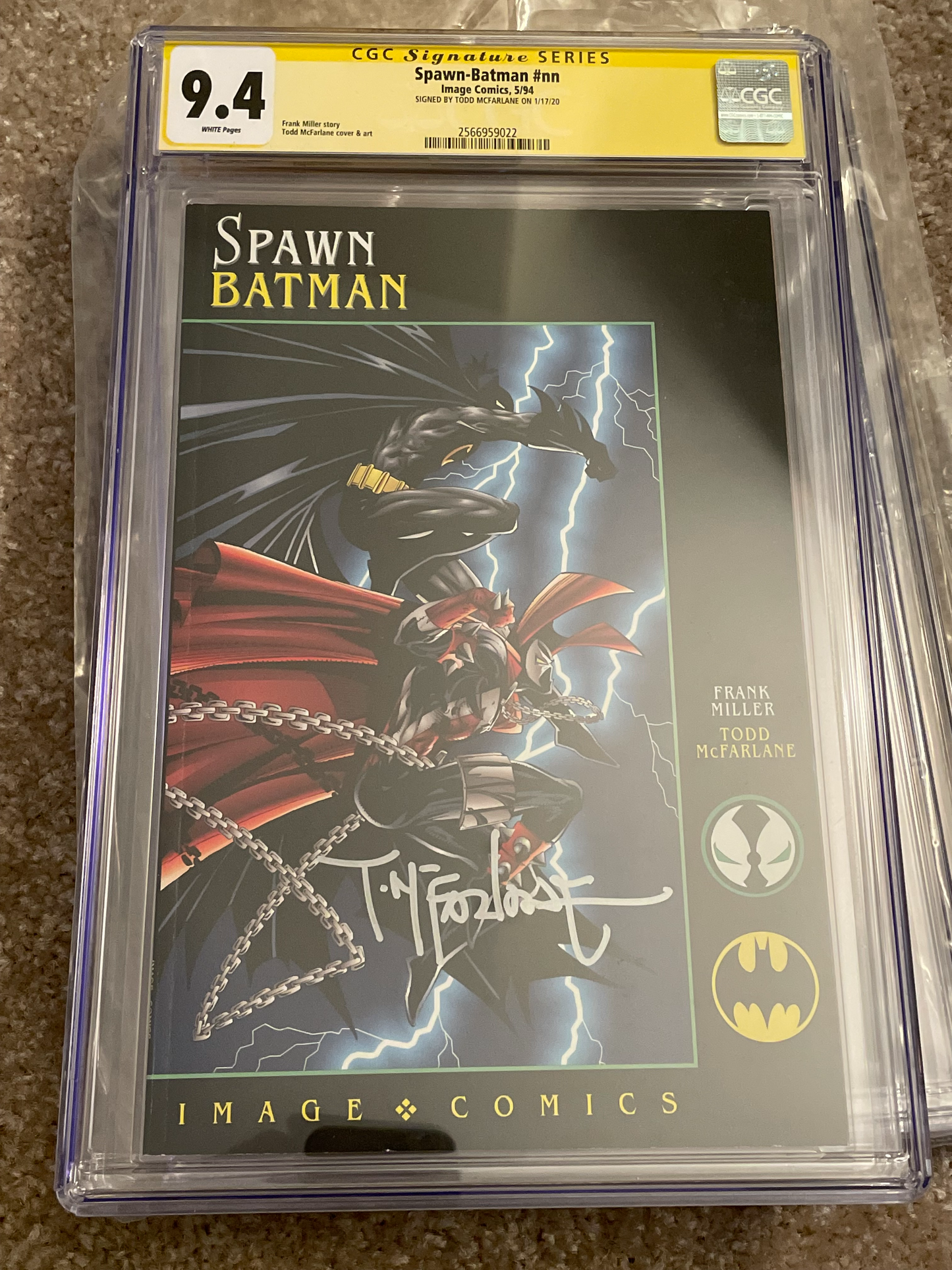 Spawn-Batman #nn CGC SS 9.4 Signed by Todd McFarlane
