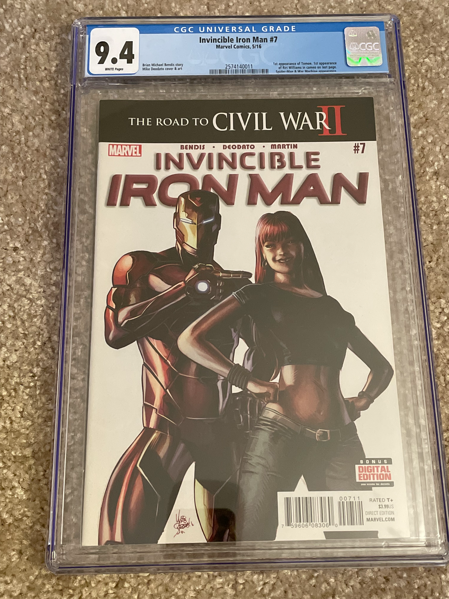Invincible Iron Man #7 CGC 9.4