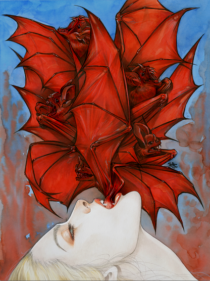 DARK RED #1 SPECIAL EDITION TRINITY COMICS EXCLUSIVE BY ZOE LACCHEI